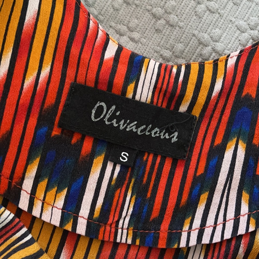 Flowy Red Patterned Tank - Picture 3 of 3